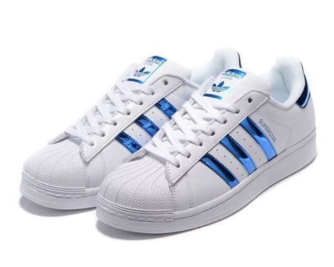 comprar adidas superstar stripes metal blue